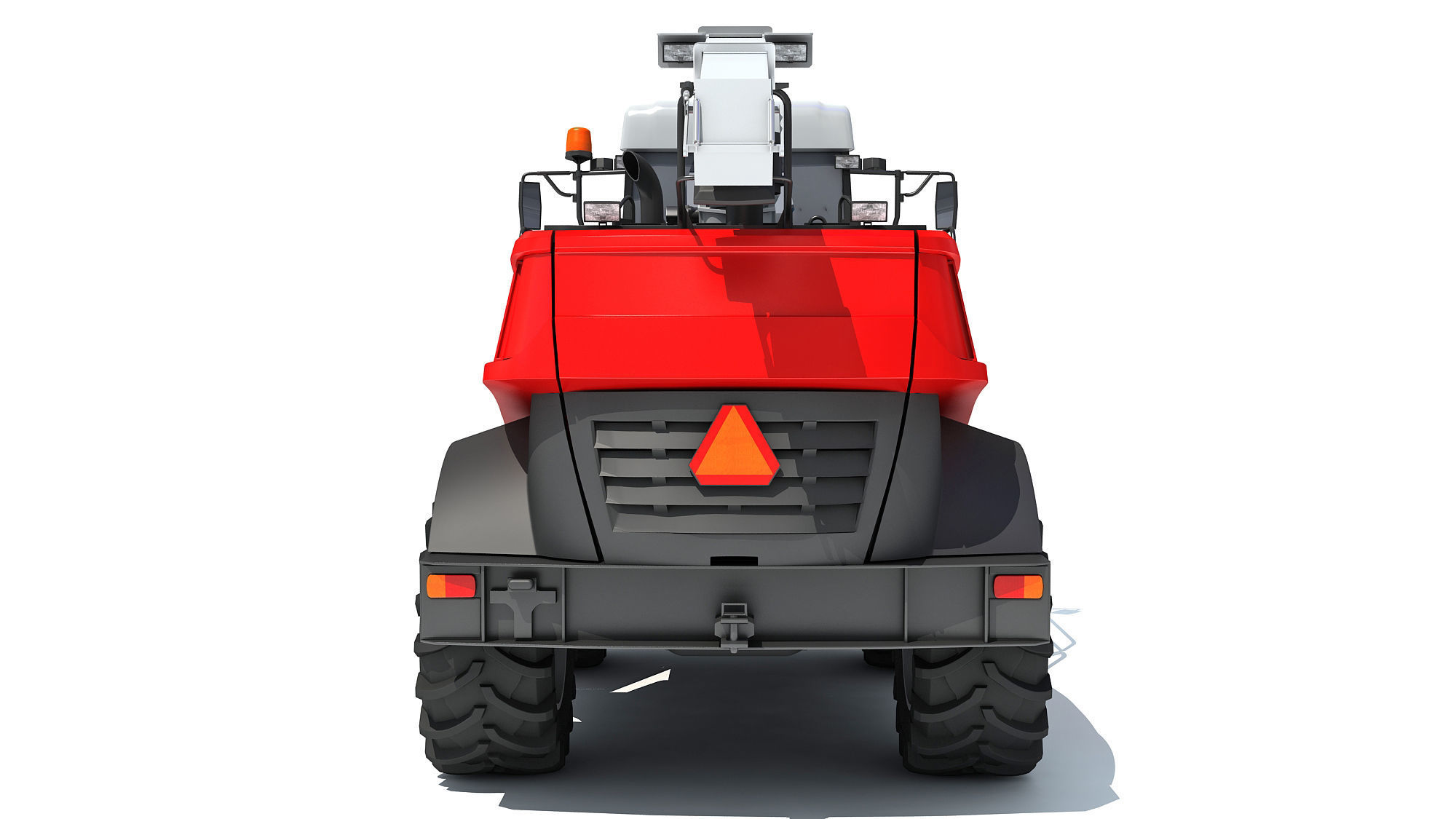 Combine Harvester 3D model_2