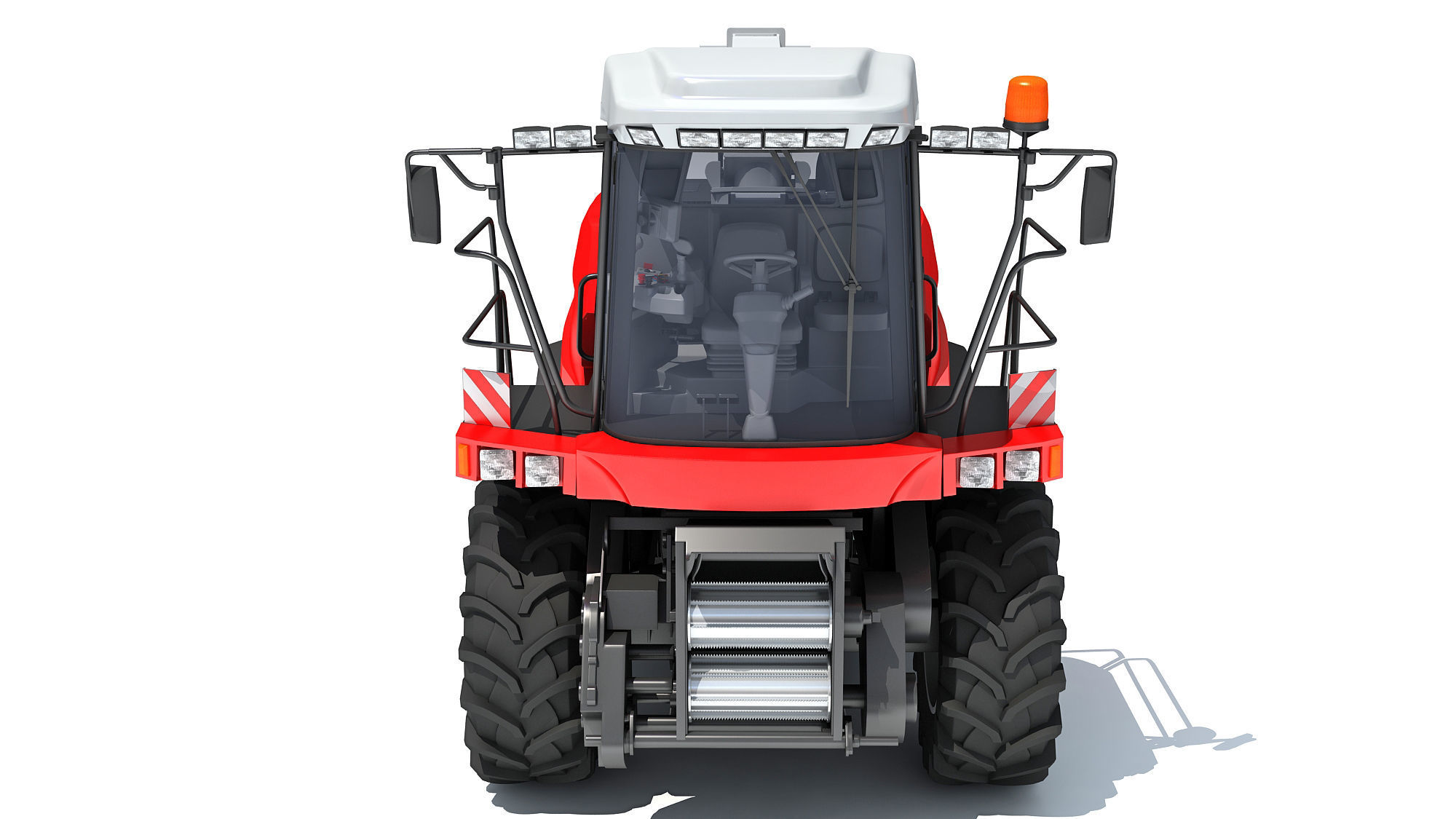 Combine Harvester 3D model_7
