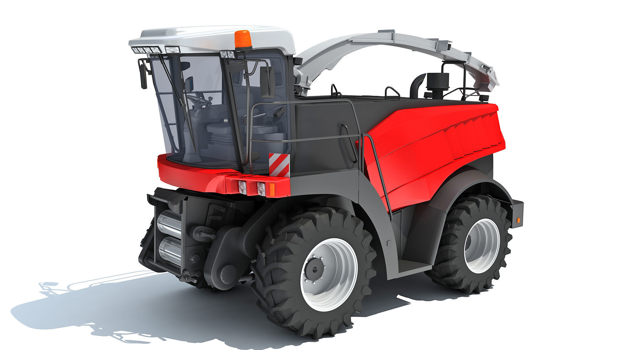 Combine Harvester 3D model_9
