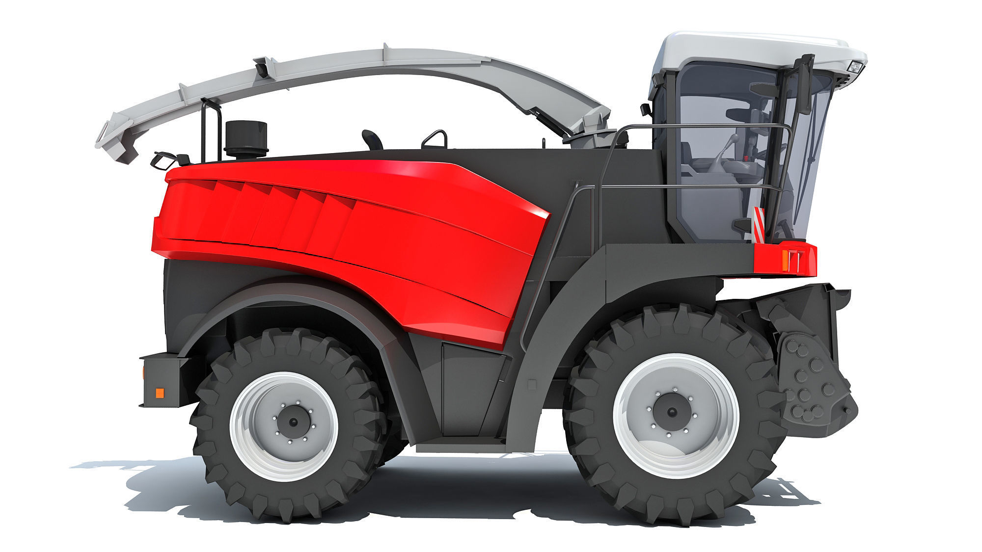 Combine Harvester 3D model_8
