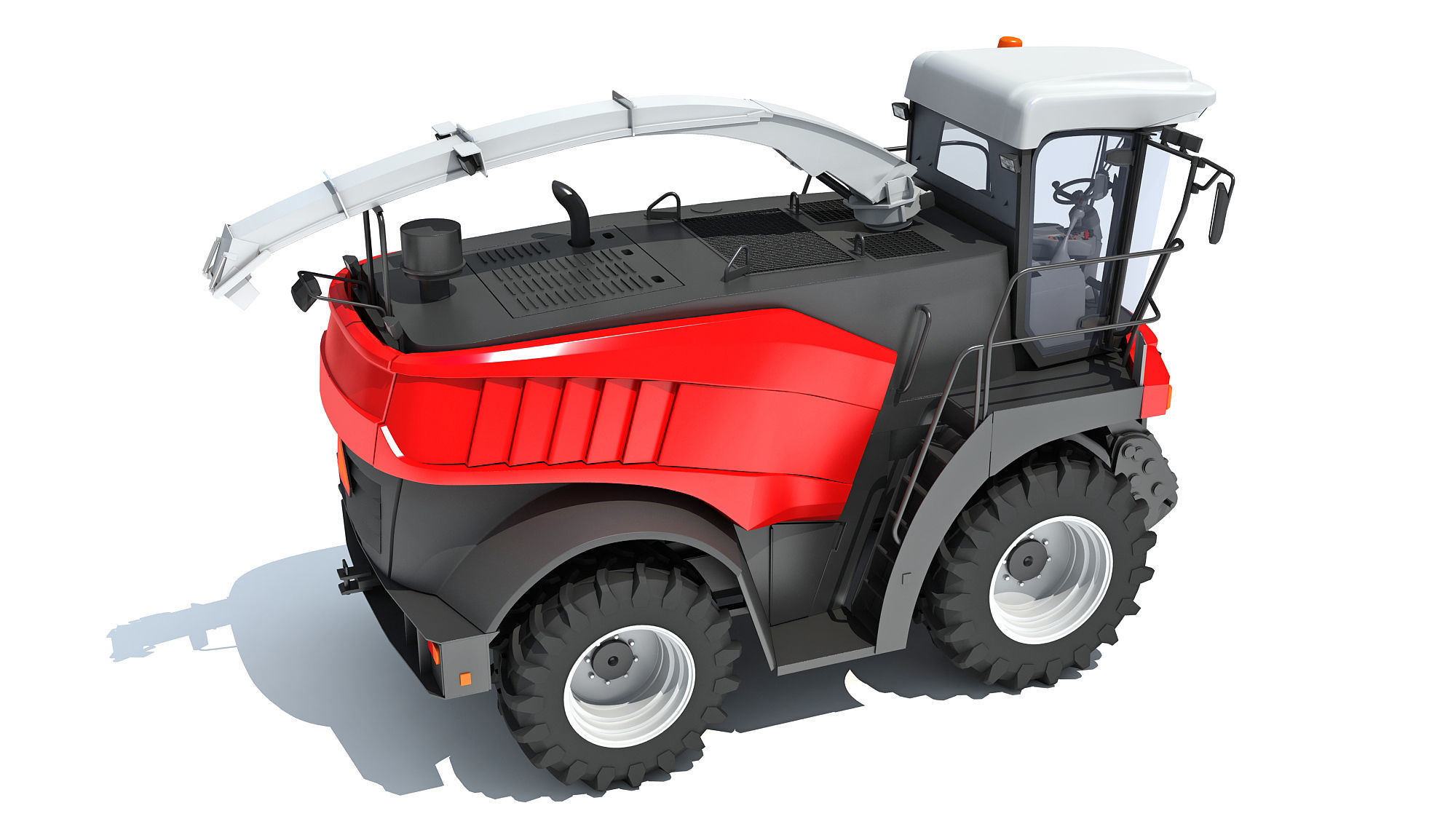 Combine Harvester 3D model_12