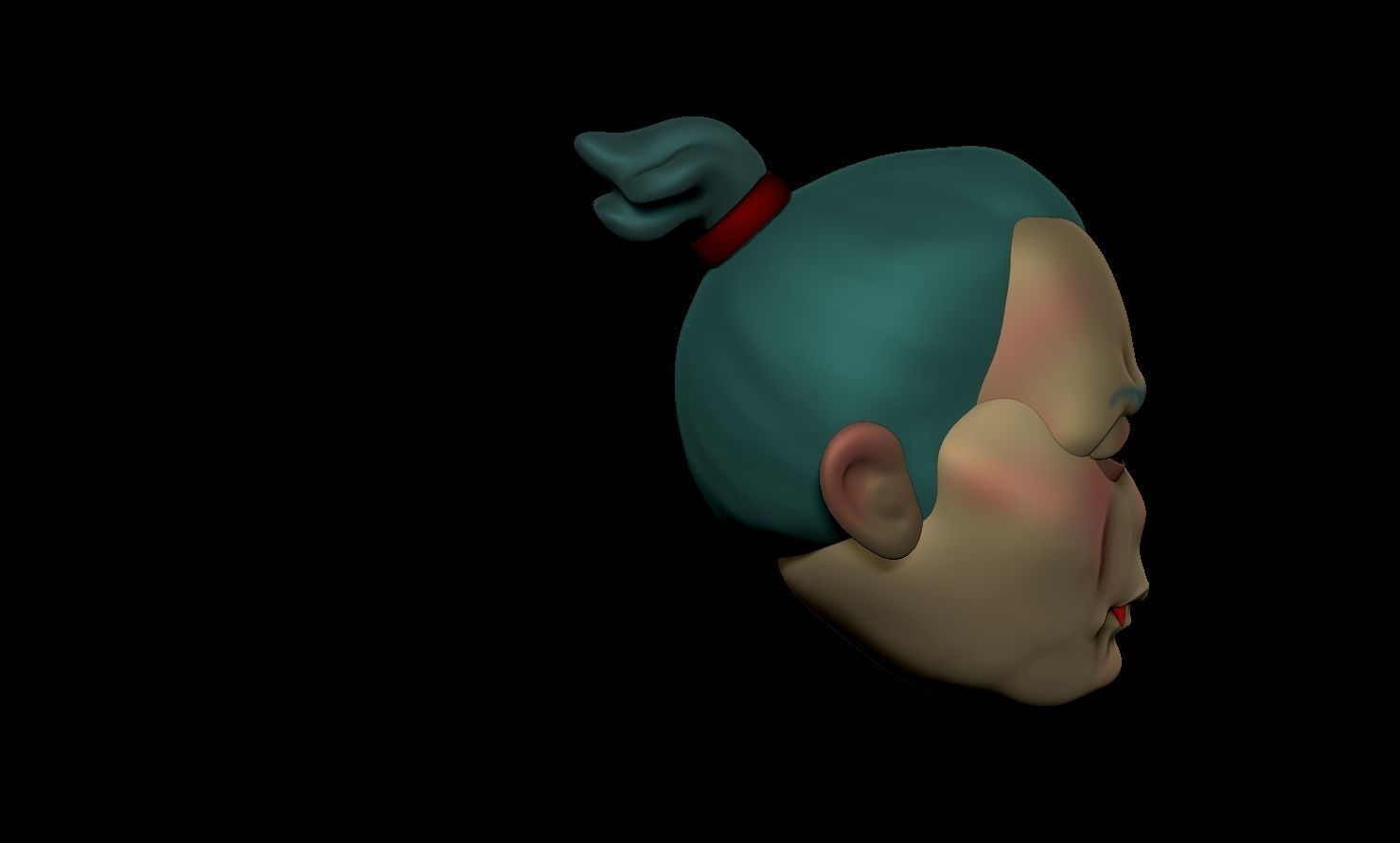 a sad vampire 3D print model_5