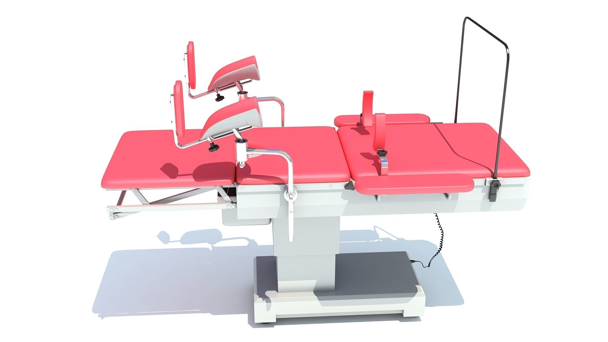 Gynecological Operating Table 3D model_5
