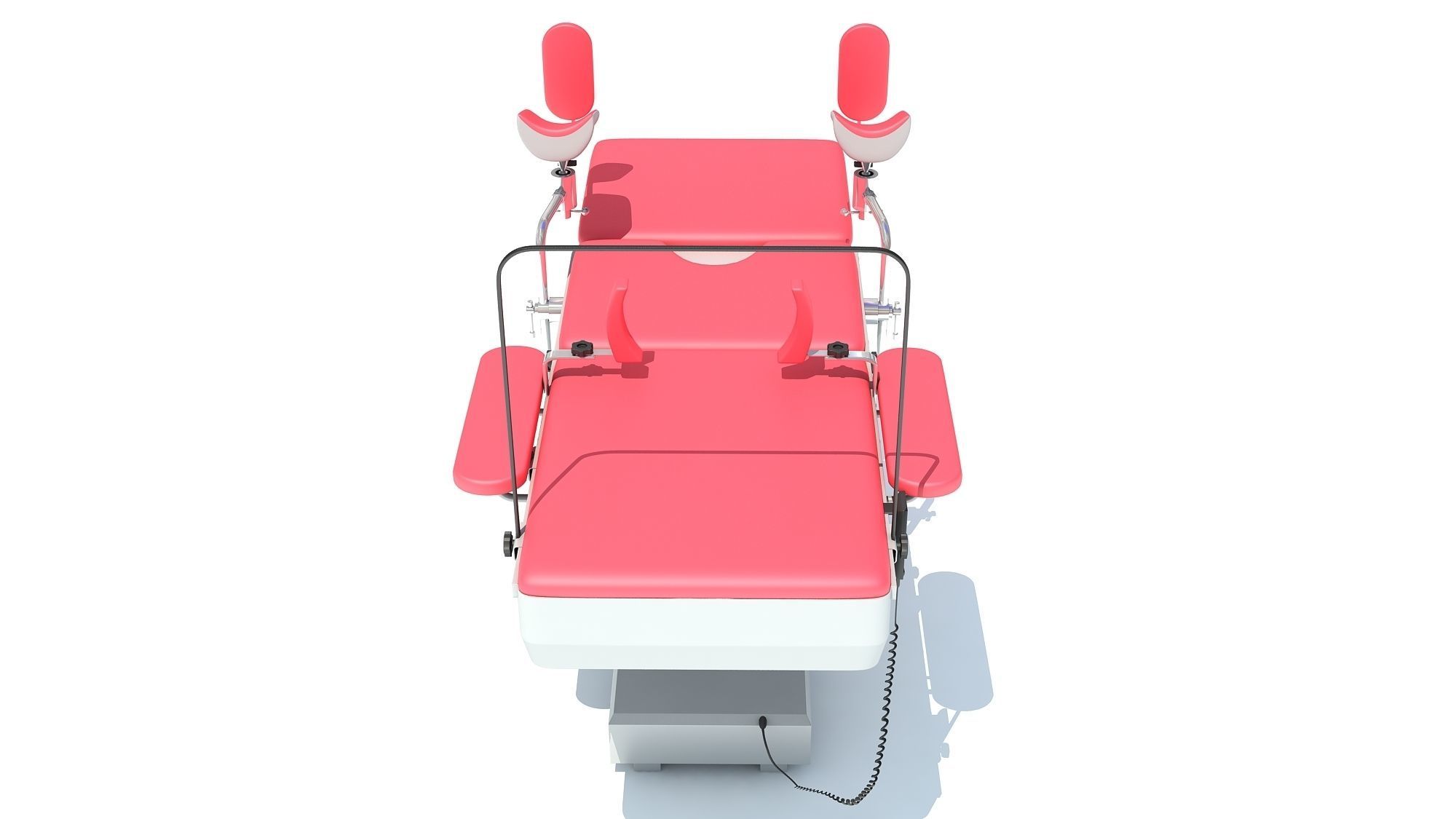Gynecological Operating Table 3D model_9
