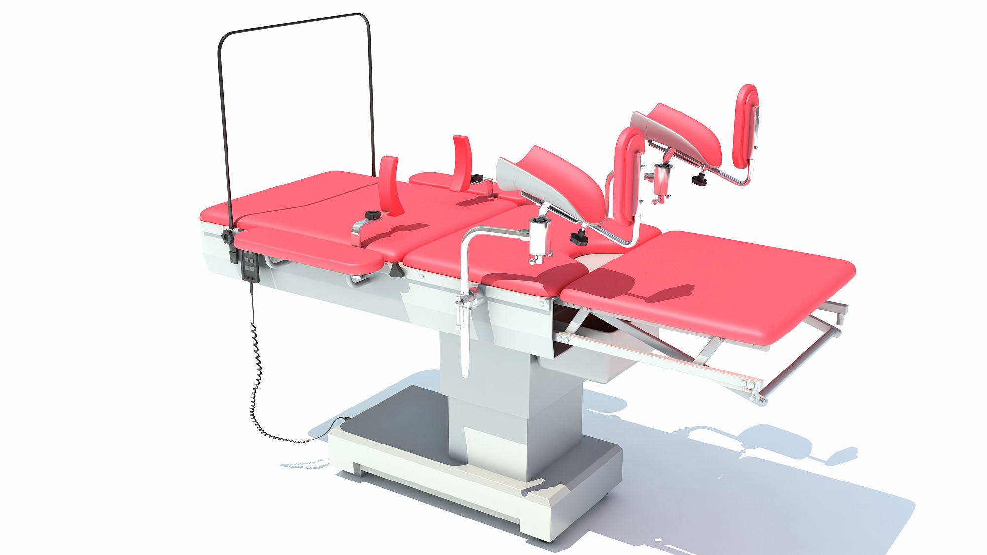 Gynecological Operating Table 3D model_10