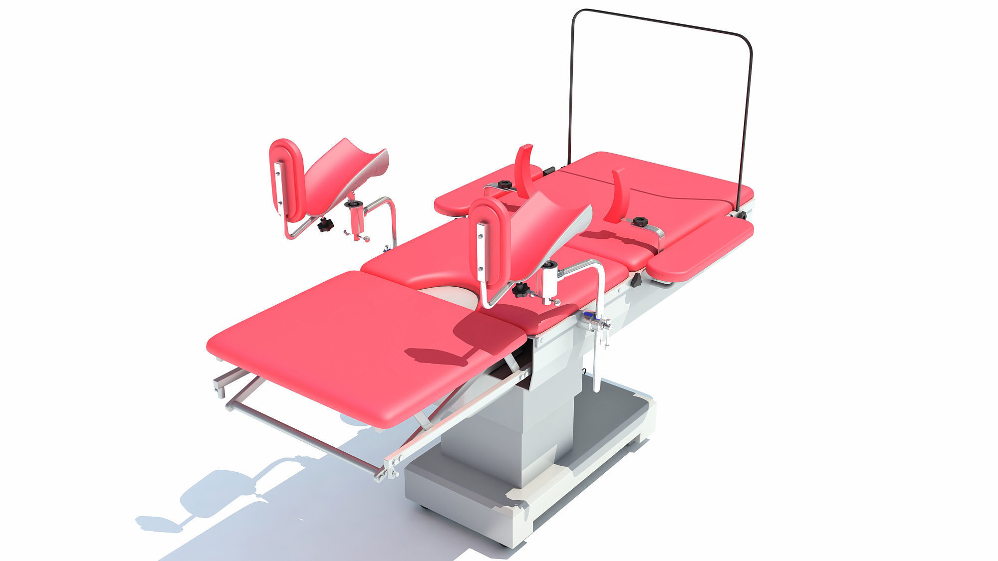Gynecological Operating Table 3D model_4