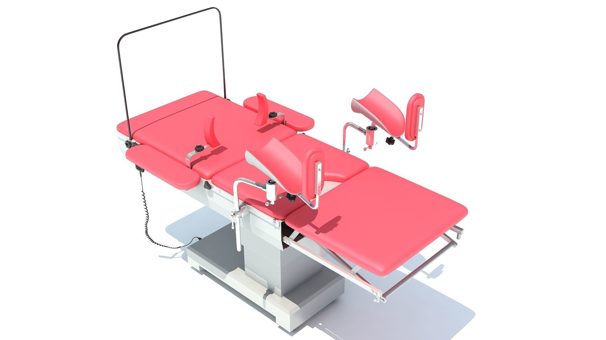 Gynecological Operating Table 3D model_2
