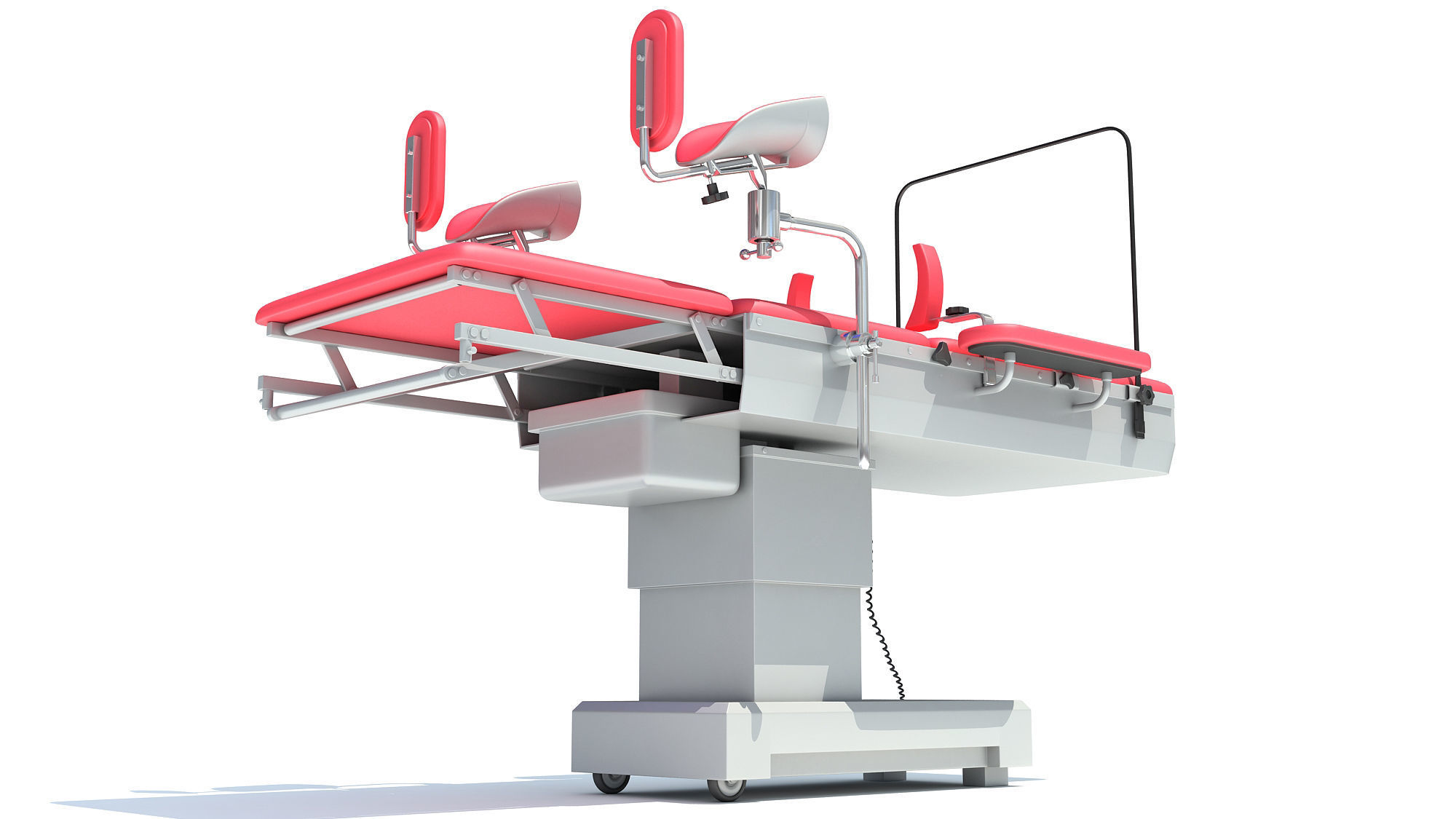 Gynecological Operating Table 3D model_6