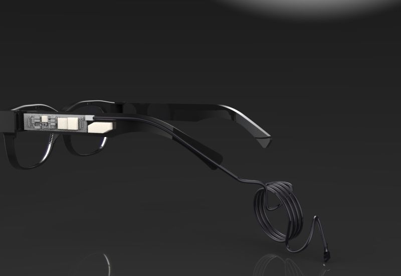 AR glasses 3D model_5