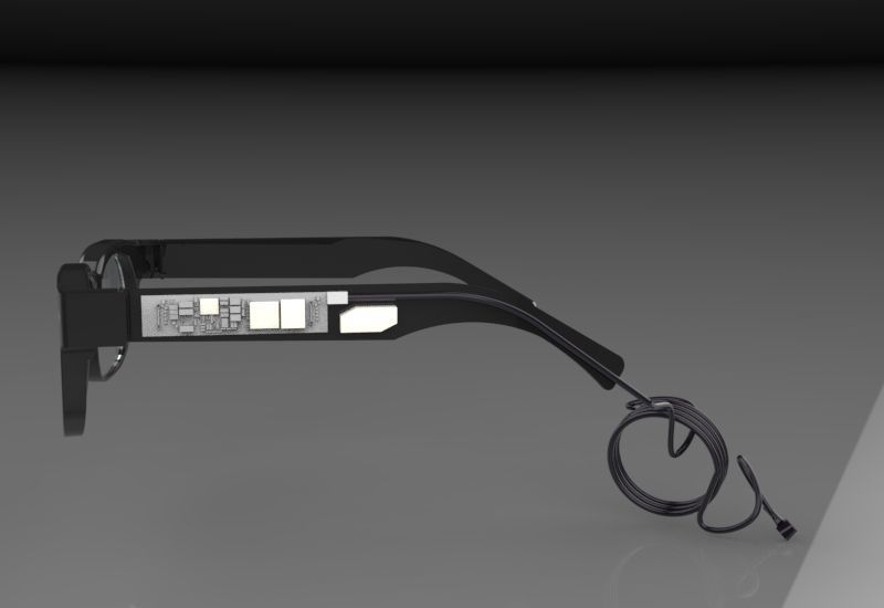 AR glasses 3D model_4