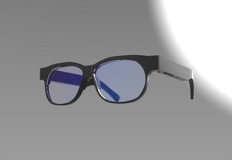 AR glasses 3D model_1