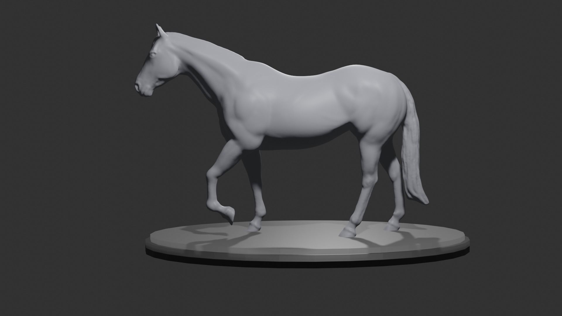 Horse 3D print model_2