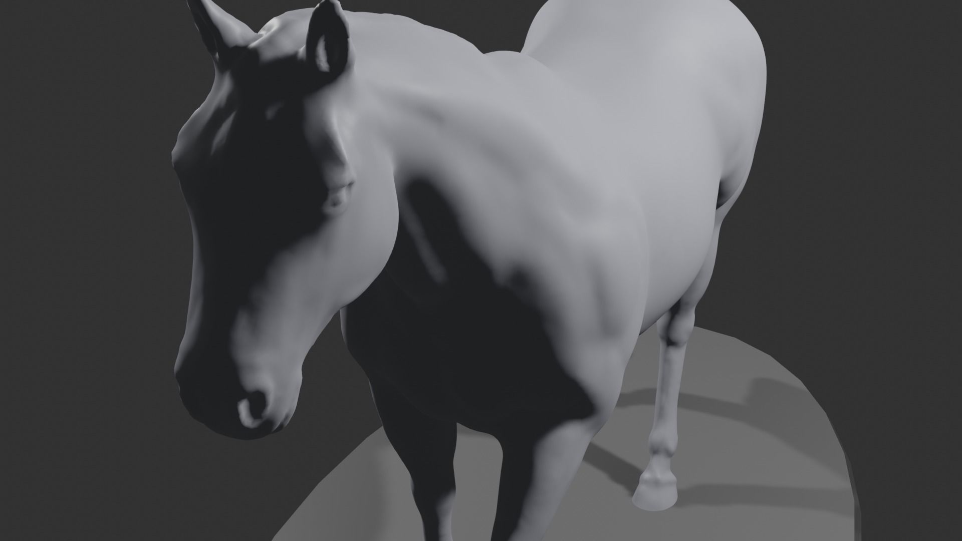 Horse 3D print model_8