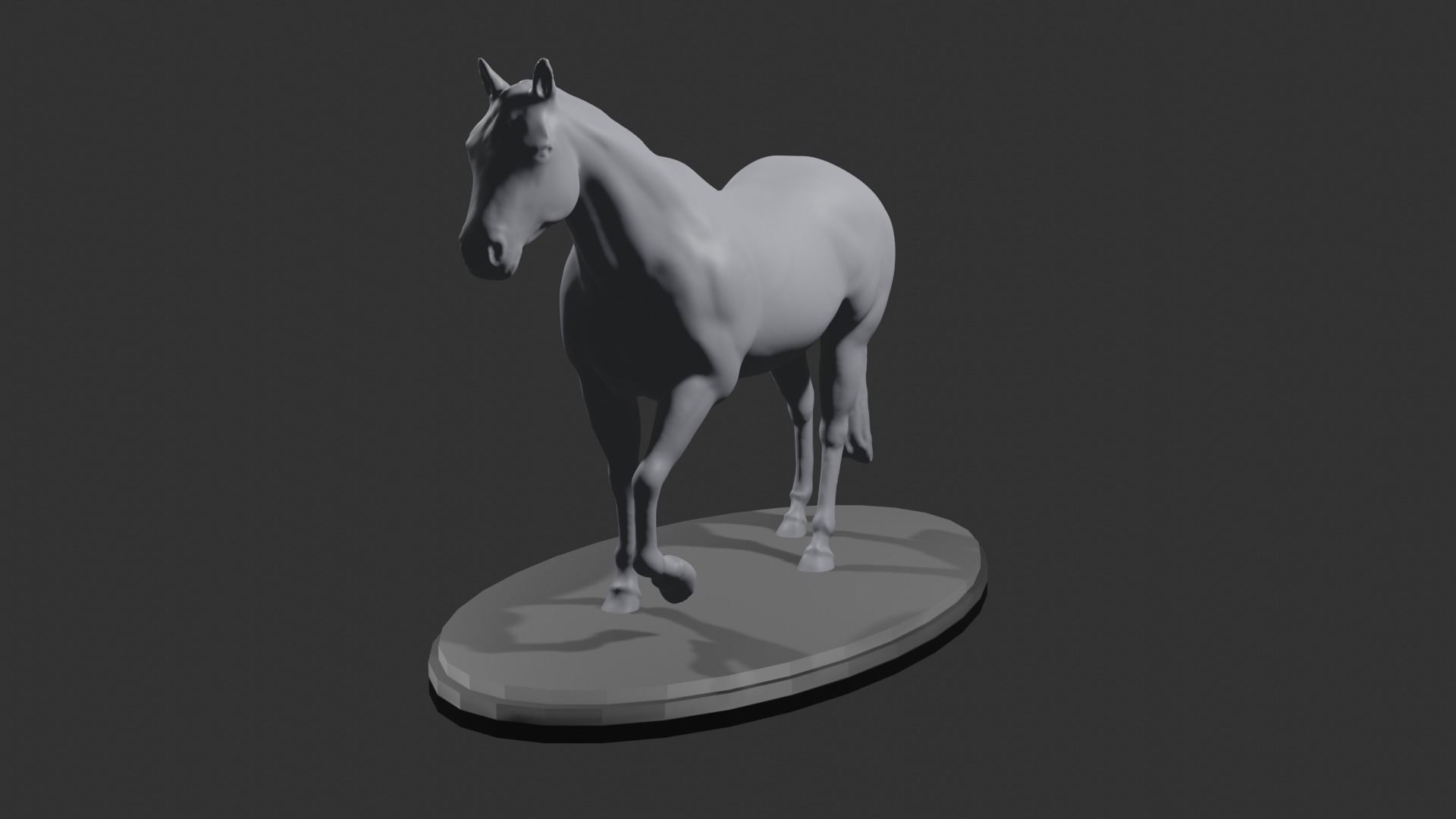 Horse 3D print model_1