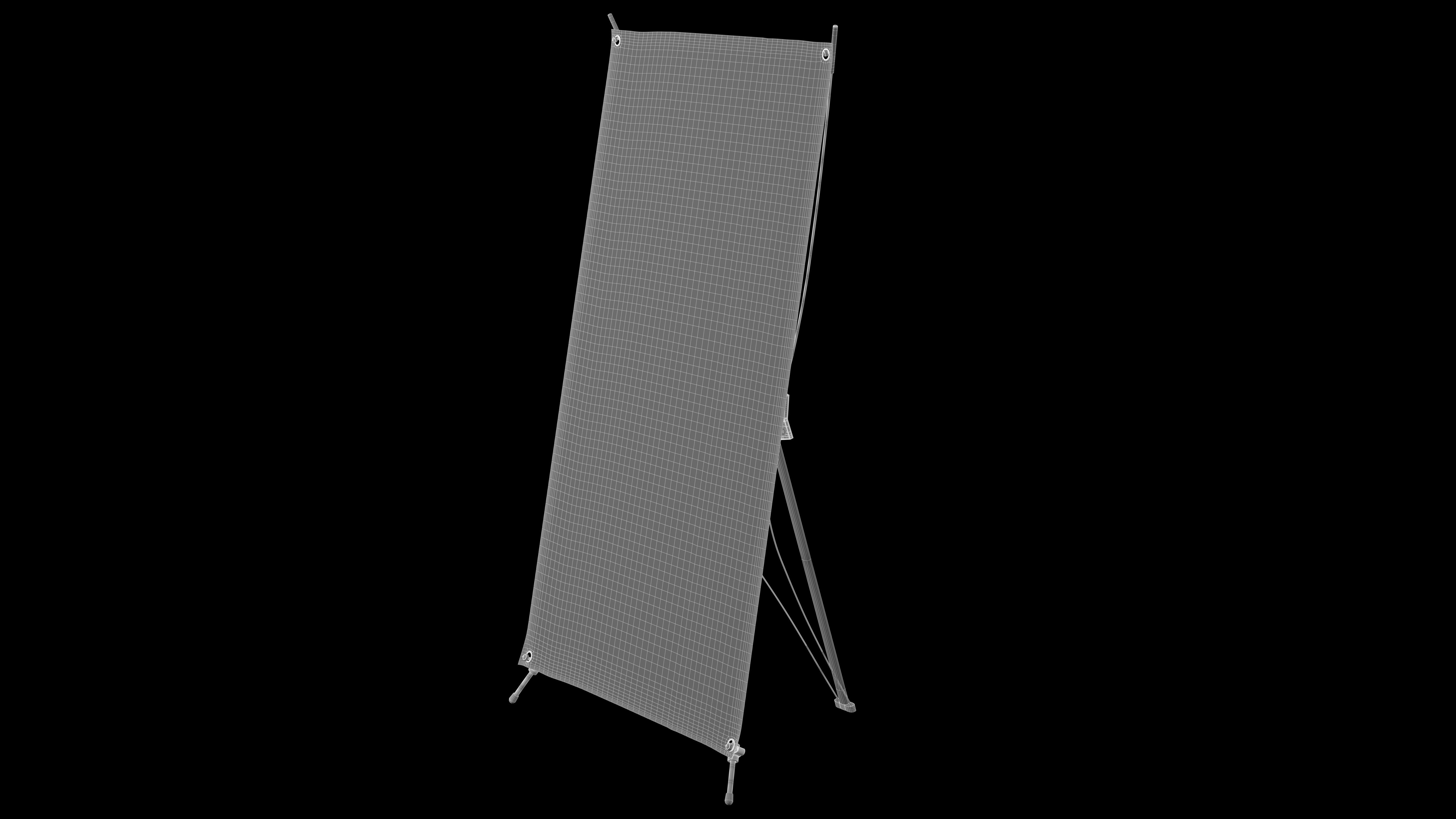 X-banner premium 1200x2000  3D model_14