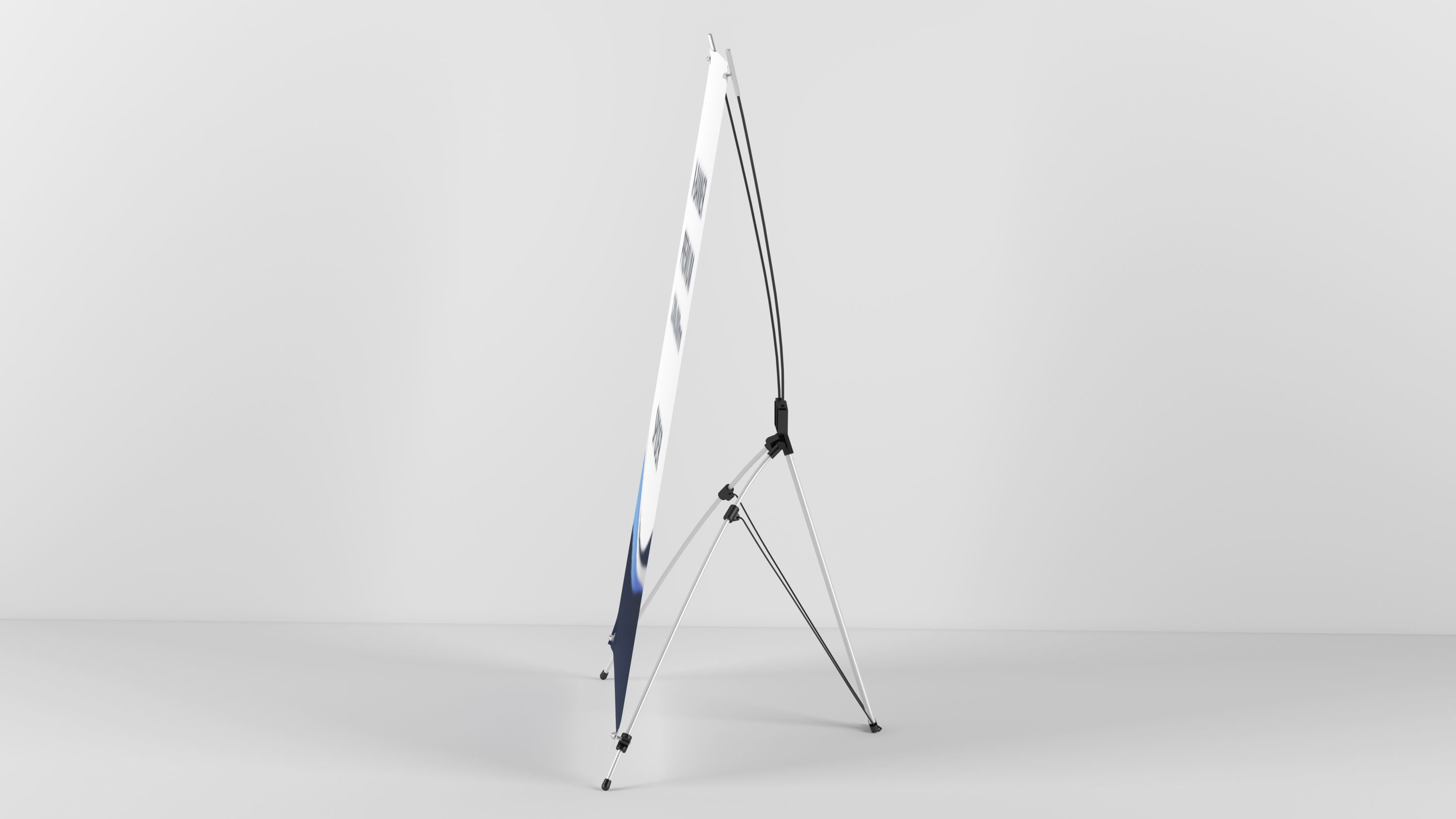 X-banner premium 1200x2000  3D model_4