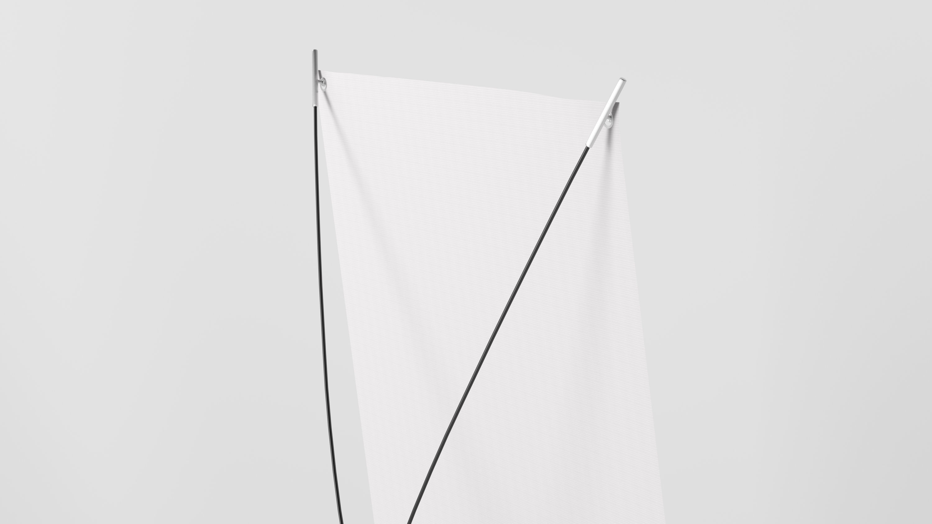 X-banner premium 1200x2000  3D model_9