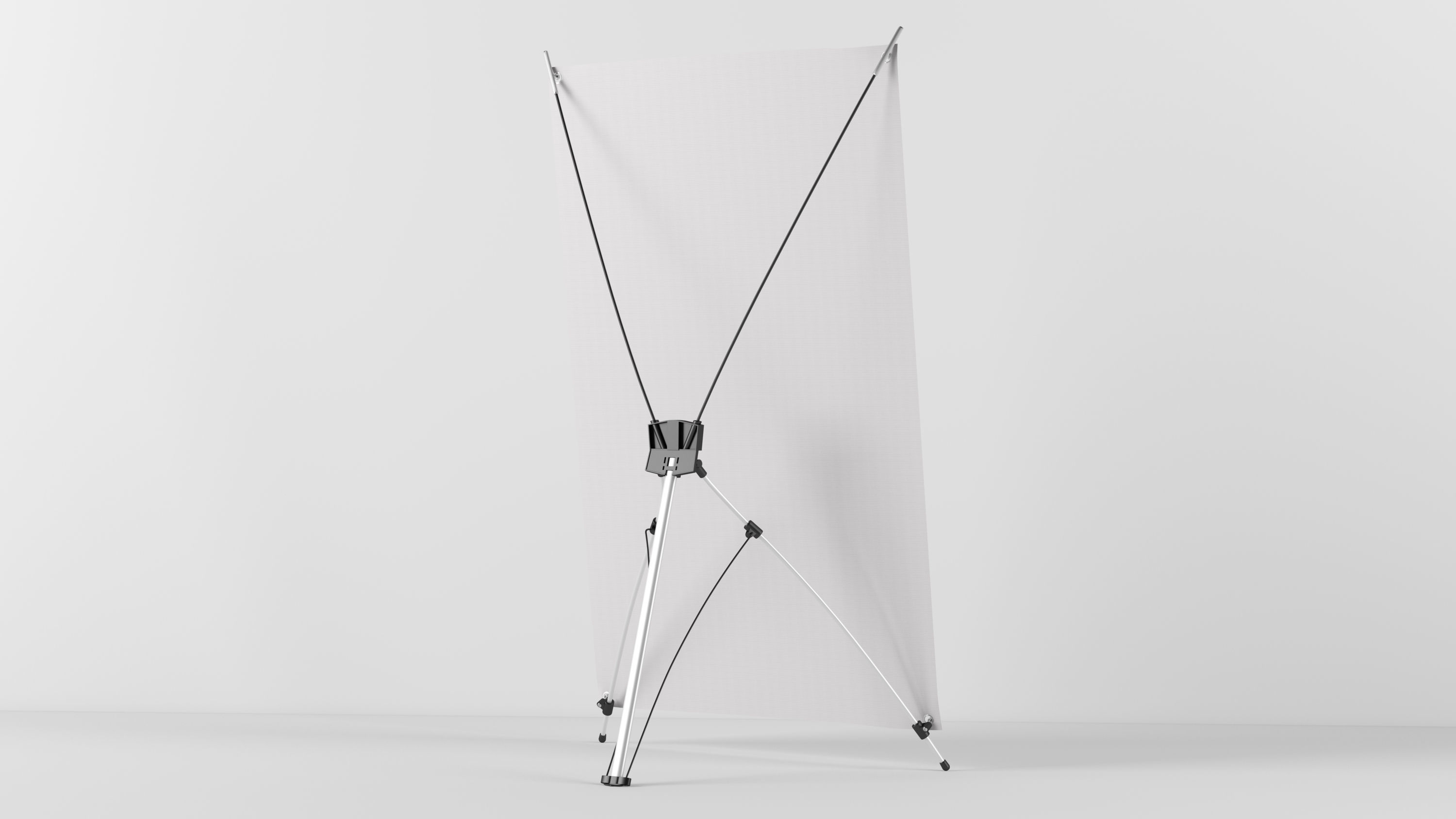 X-banner premium 1200x2000  3D model_12