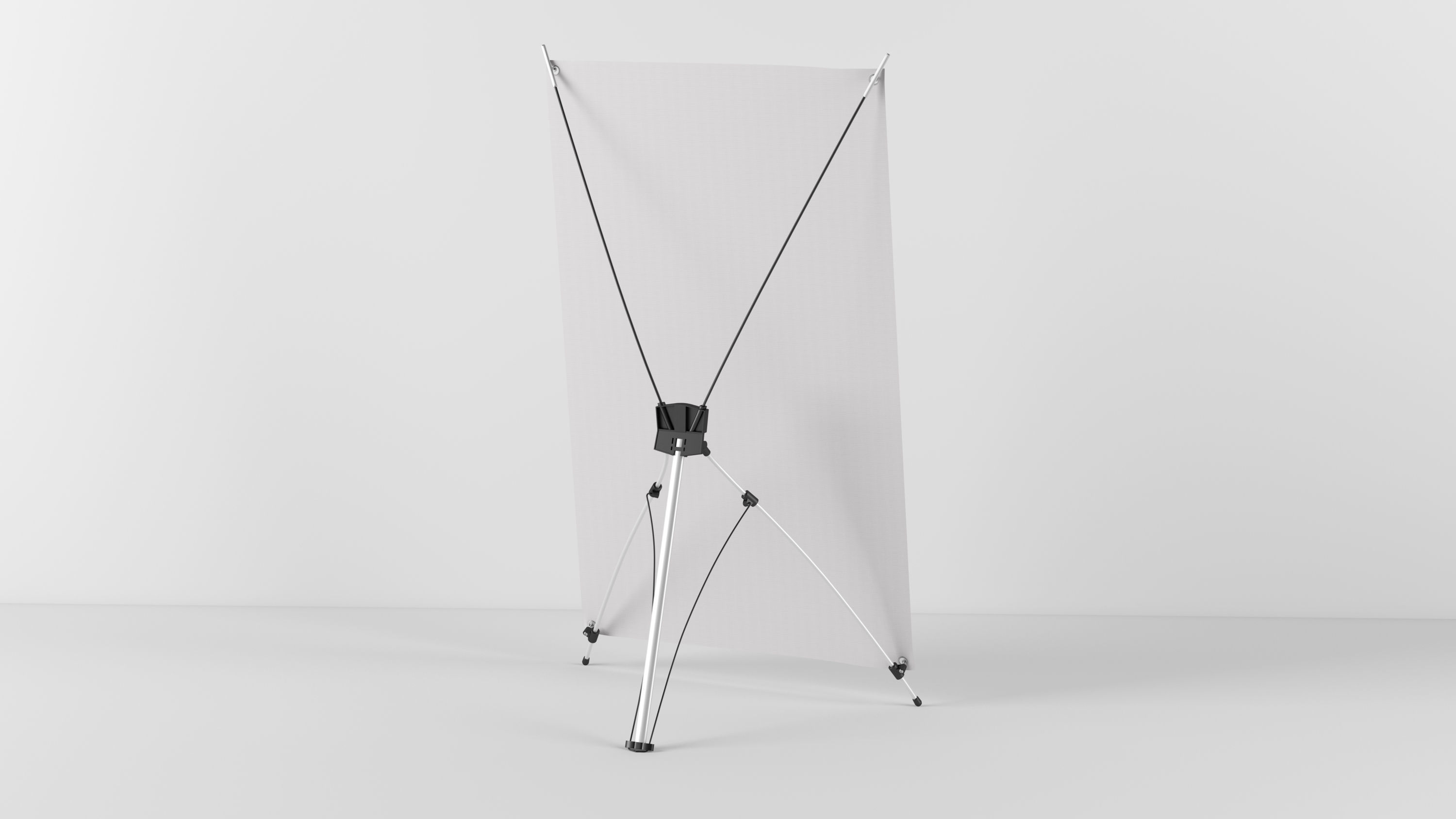 X-banner premium 1200x2000  3D model_2