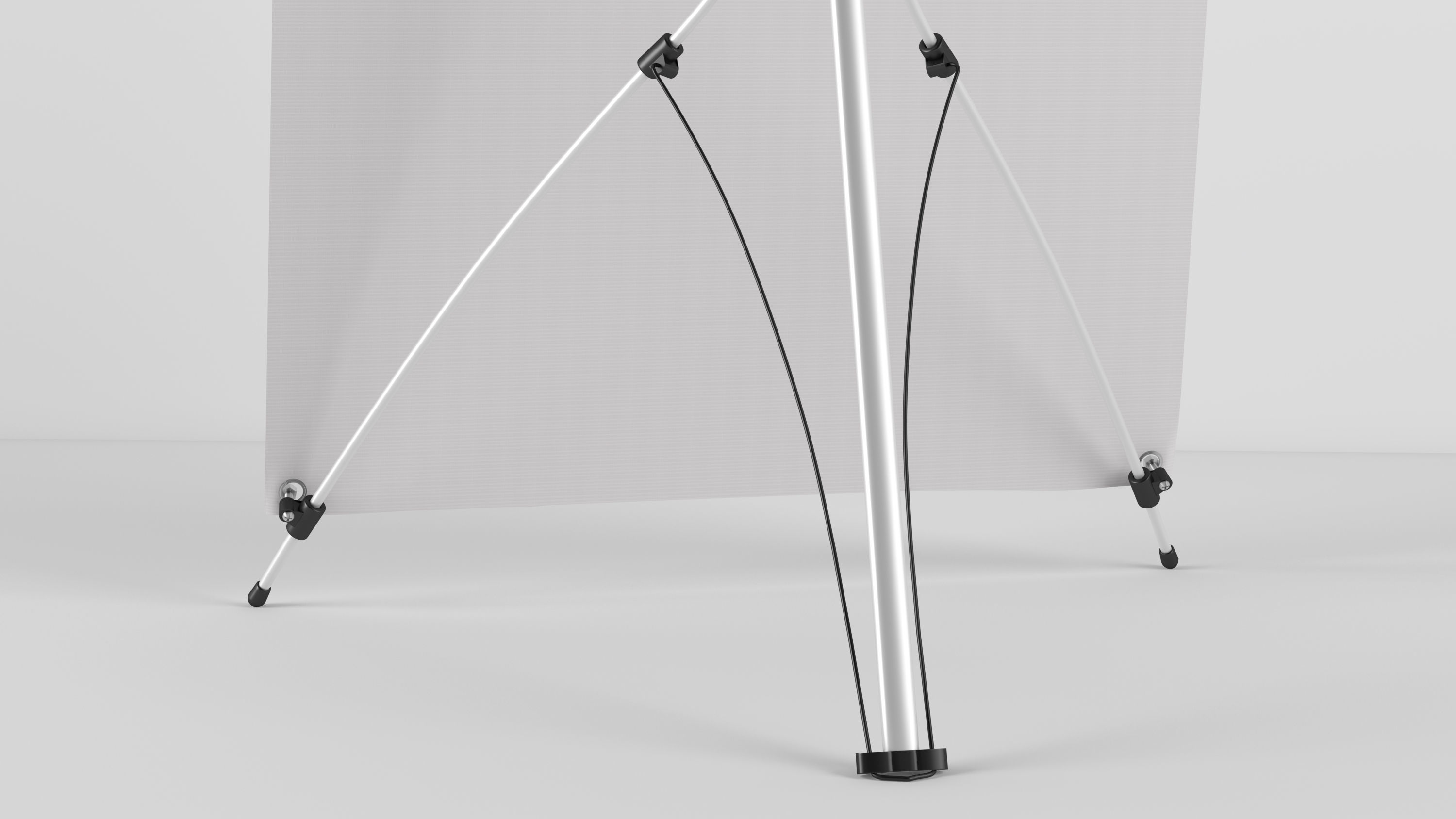 X-banner premium 1200x2000  3D model_7