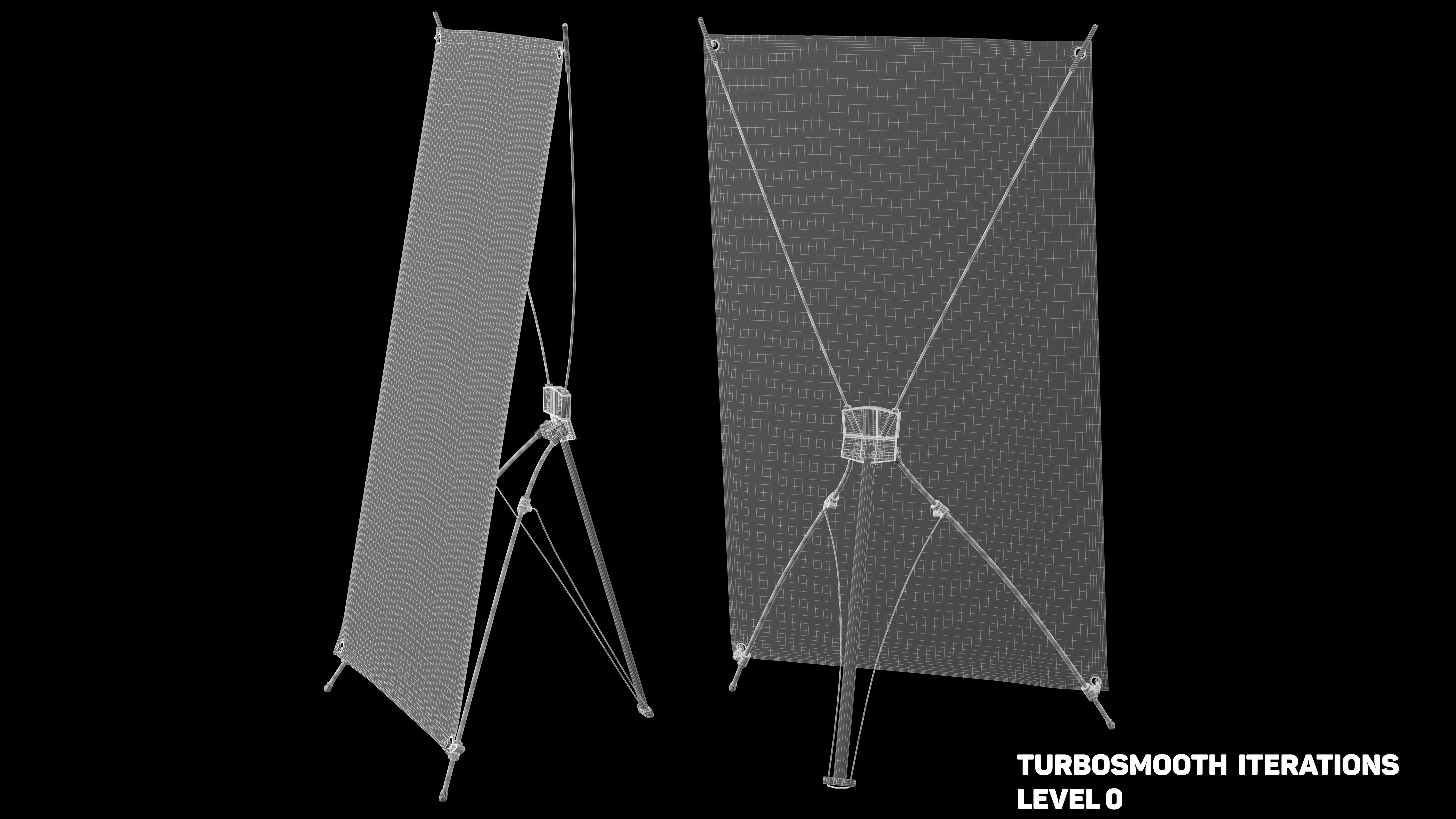 X-banner premium 1200x2000  3D model_15