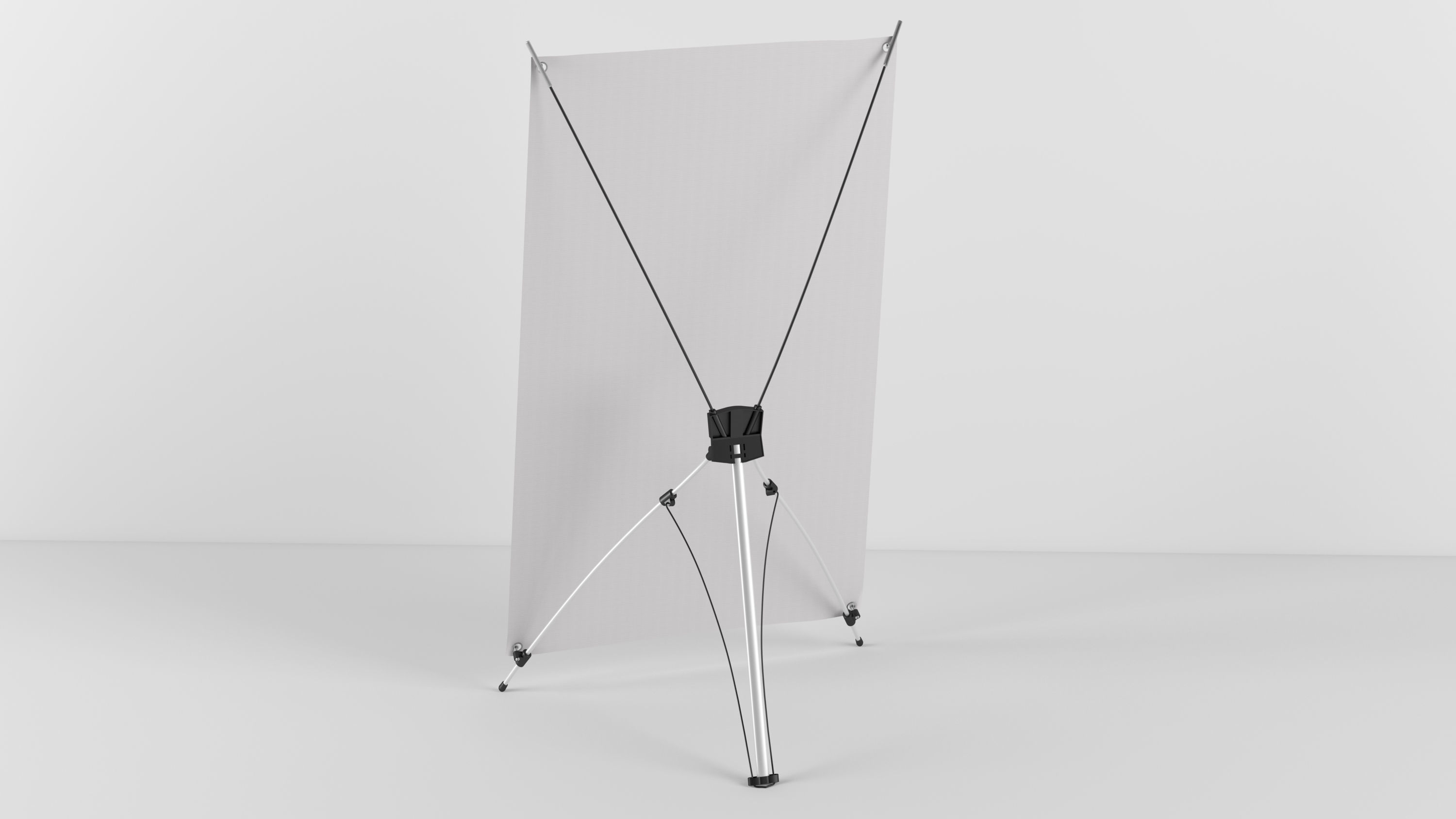 X-banner premium 1200x2000  3D model_11