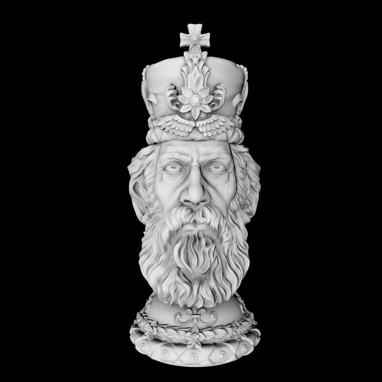 Chess King 3D print model_0