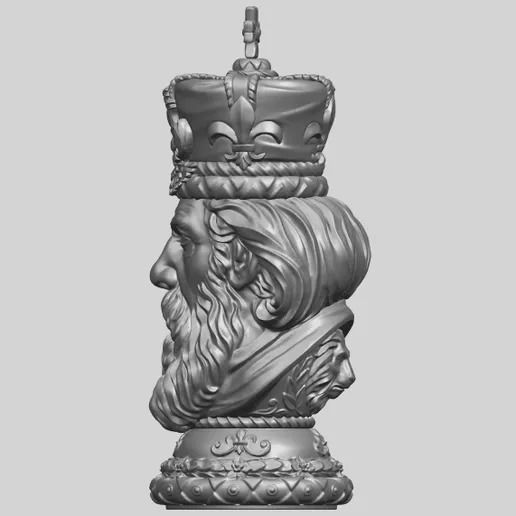 Chess King 3D print model_9