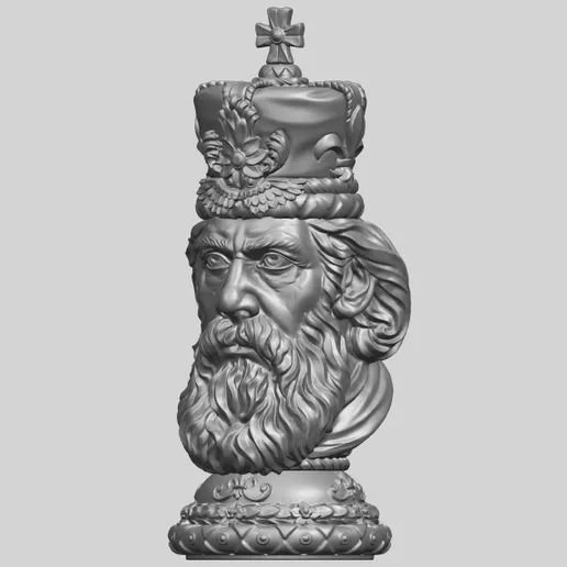 Chess King 3D print model_7