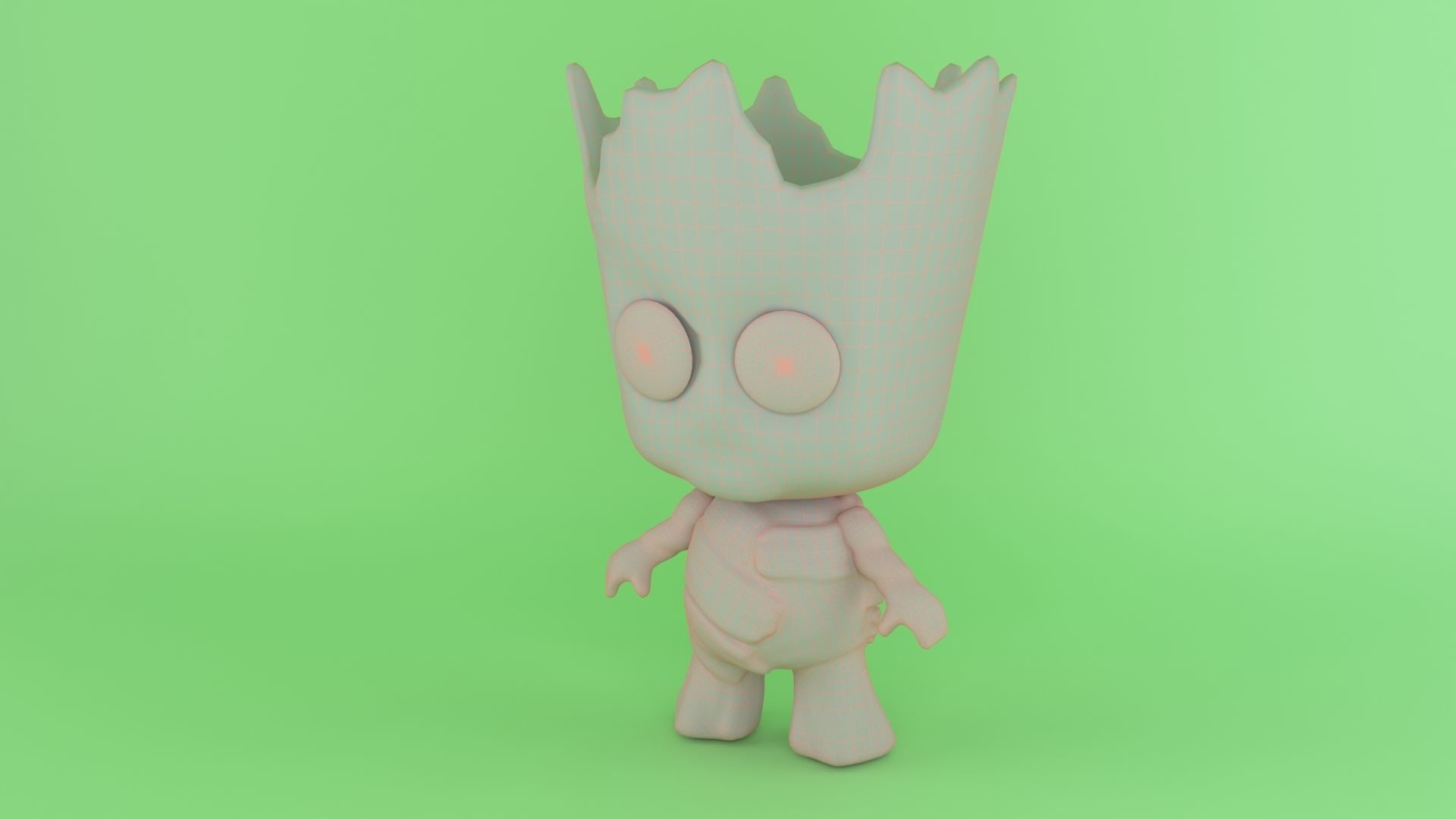 Groot Toy free 3D model | CGTrader