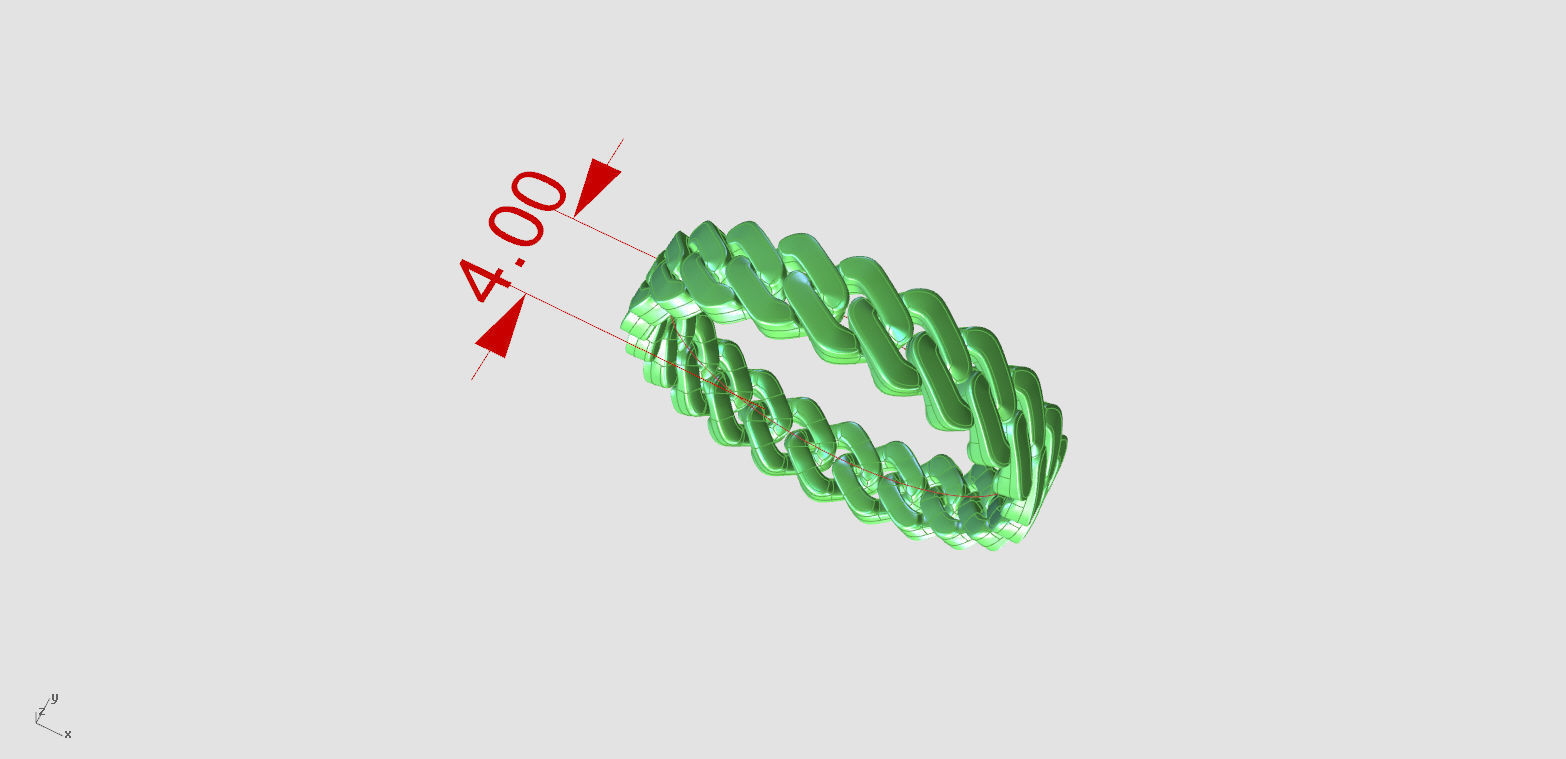 CHAIN RING MY036 3D print model_5