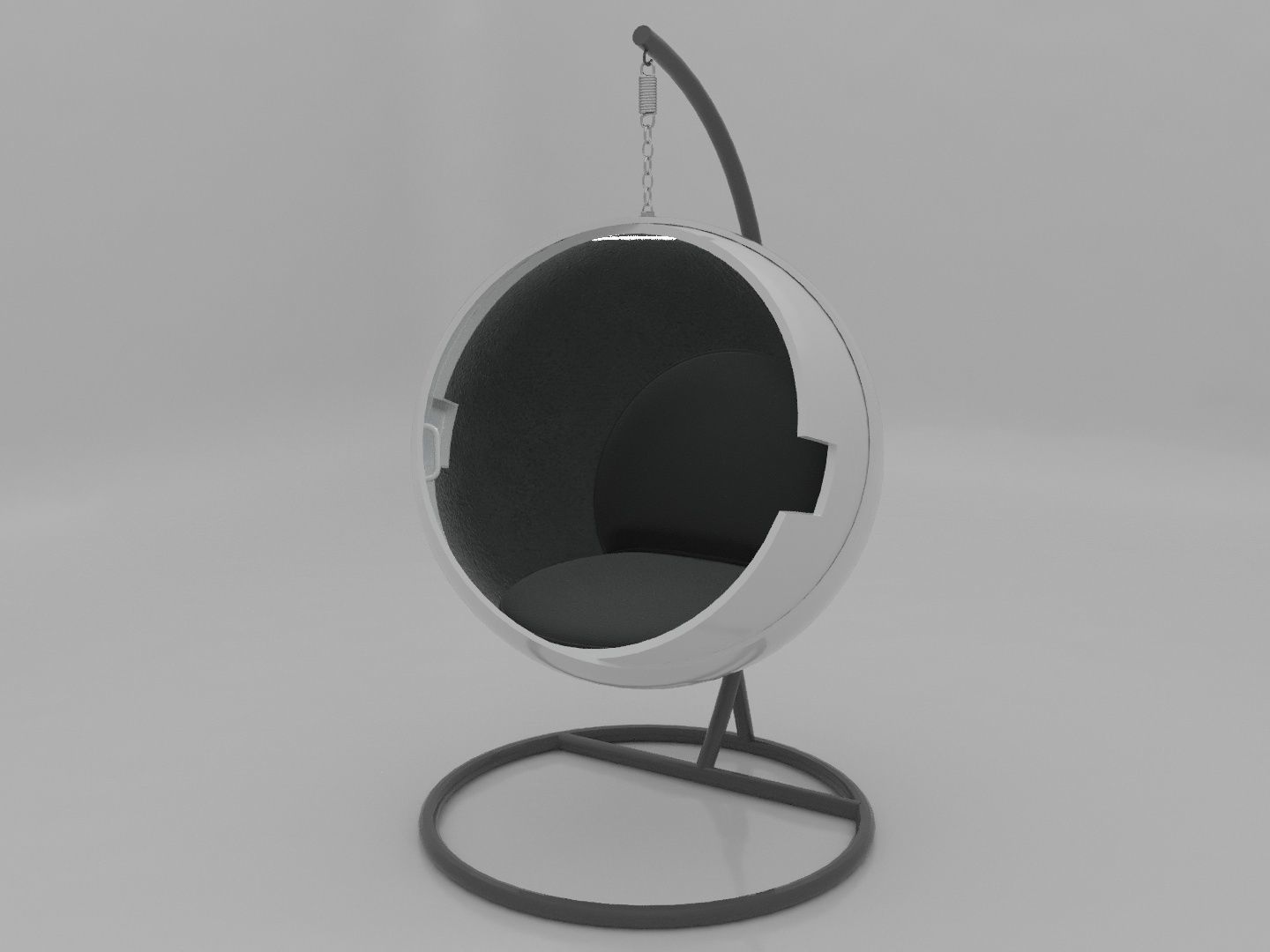 Bubble Chair 3D model_1