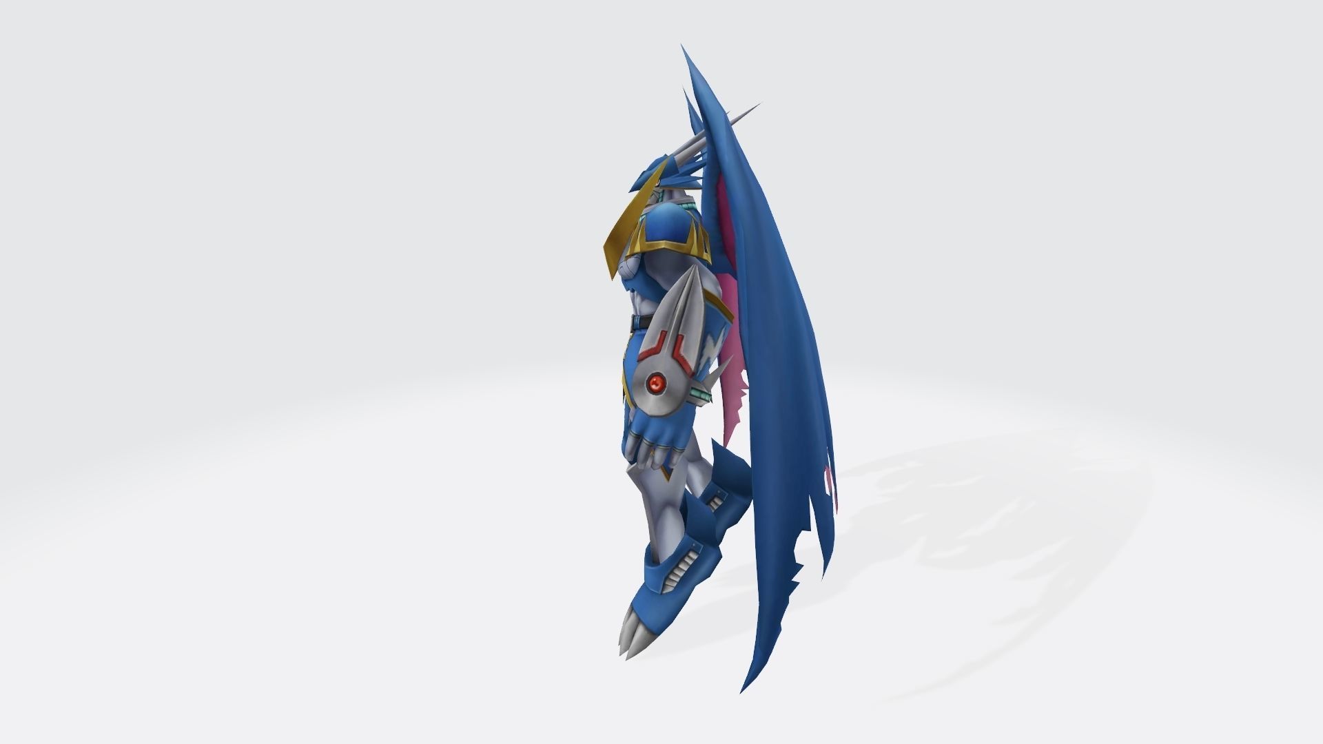 UlforceVeedramon robot with wings 3D print model_6