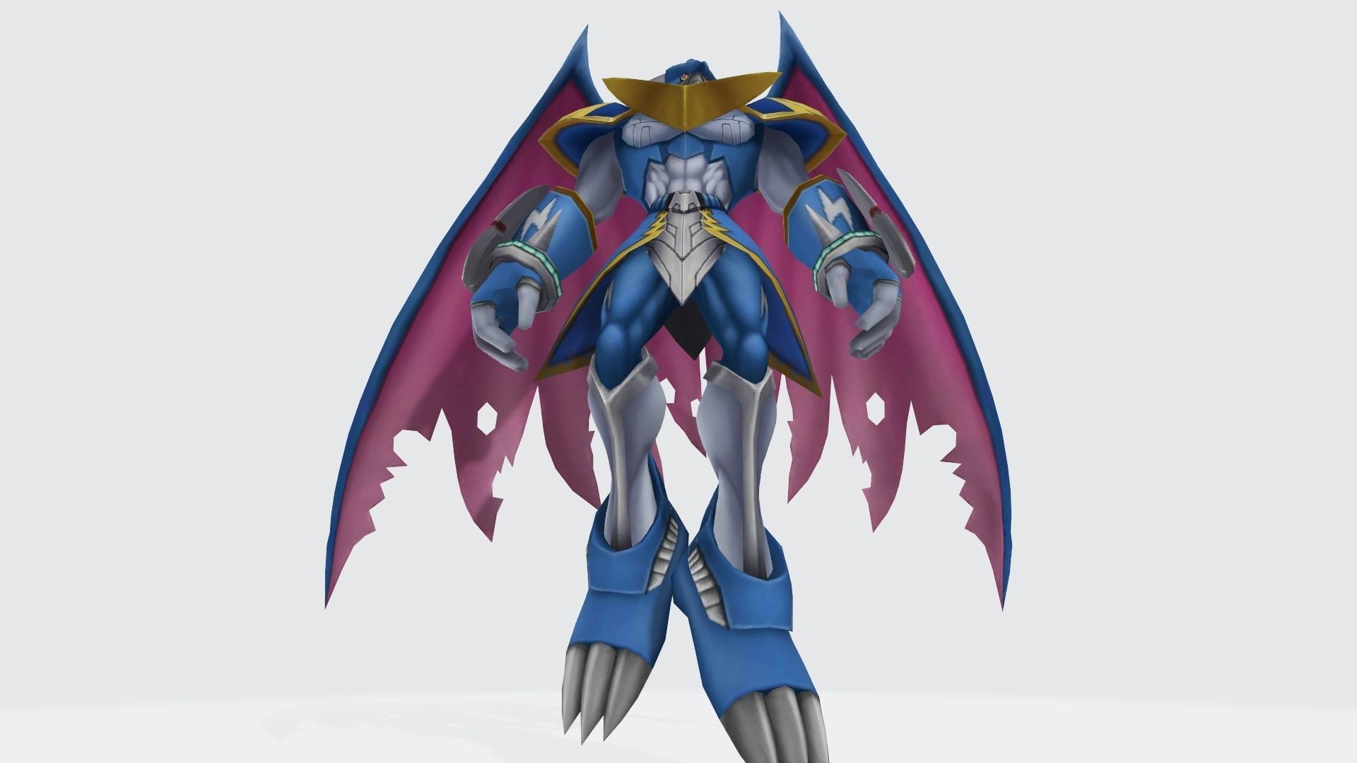 UlforceVeedramon robot with wings 3D print model_9