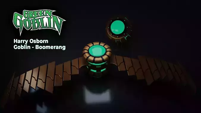 Spiderman Green Goblin Boomerang Weapon