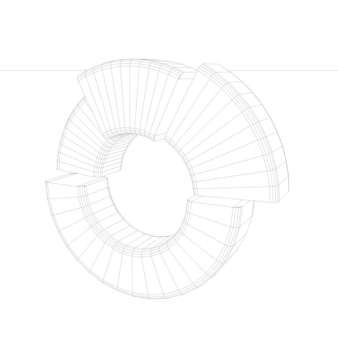 Financial icon Set 3D model_15