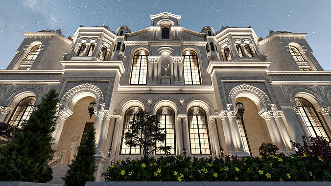 Classic Palace  3D model 7