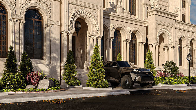 Classic Palace  3D model 6
