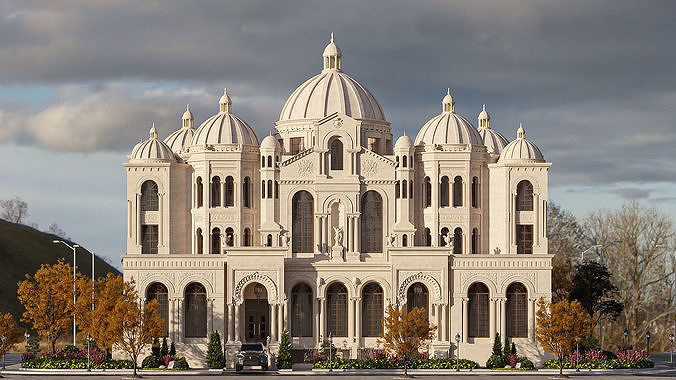 Classic Palace  3D model 2