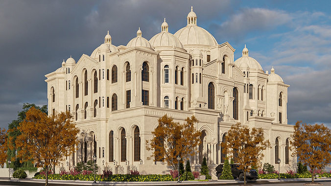Classic Palace  3D model 4