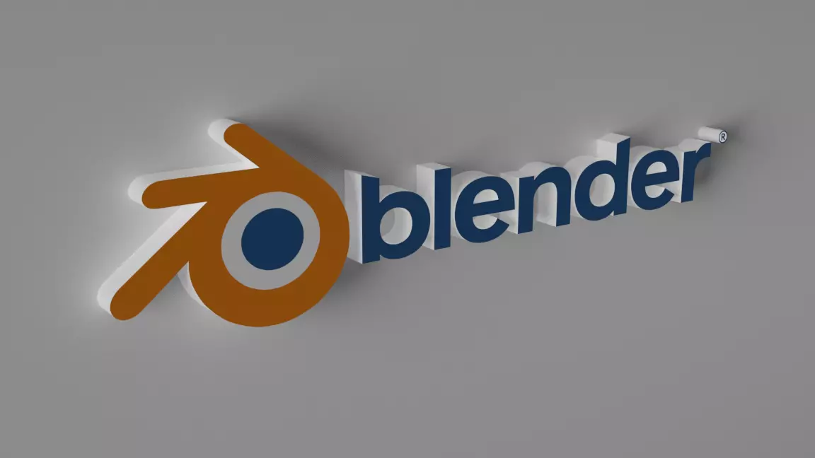 Blender Logo Free low-poly 3D model