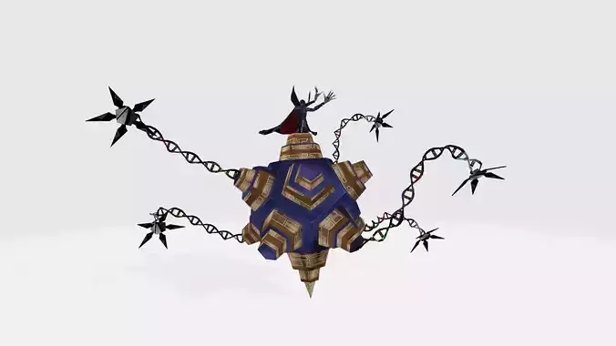 Apocalymon dragon with chains