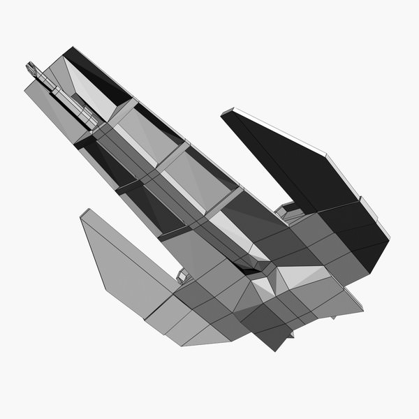 Feisar Ship Free low-poly 3D model_8