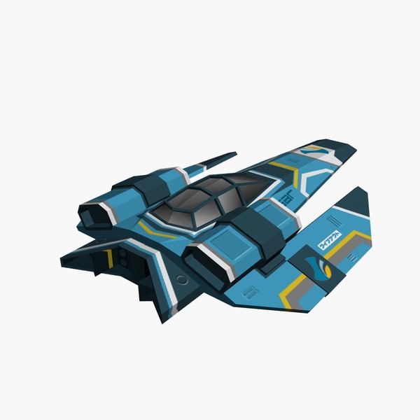 Feisar Ship Free low-poly 3D model_2