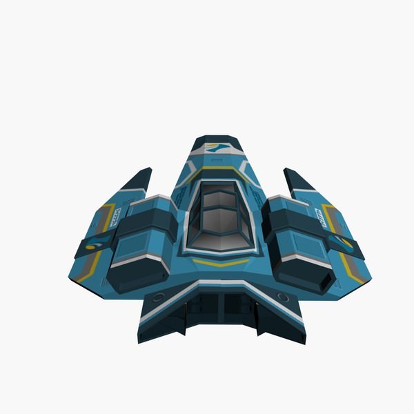 Feisar Ship Free low-poly 3D model_3