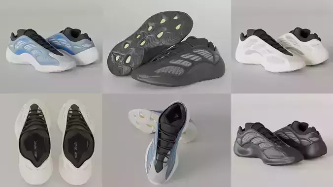 Yeezy 700 v3  3D Model Collection