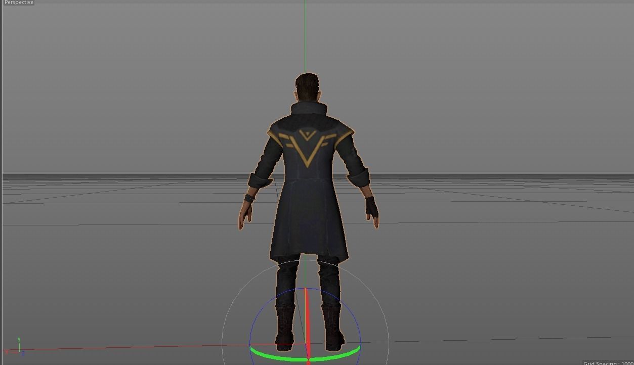 ALOK  GARENA FREE FIRE Low-poly 3D model_1