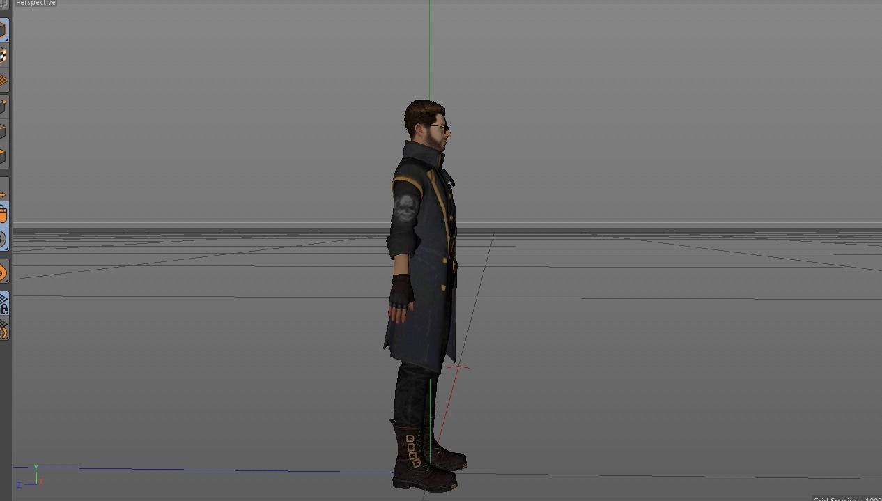 ALOK  GARENA FREE FIRE Low-poly 3D model_2