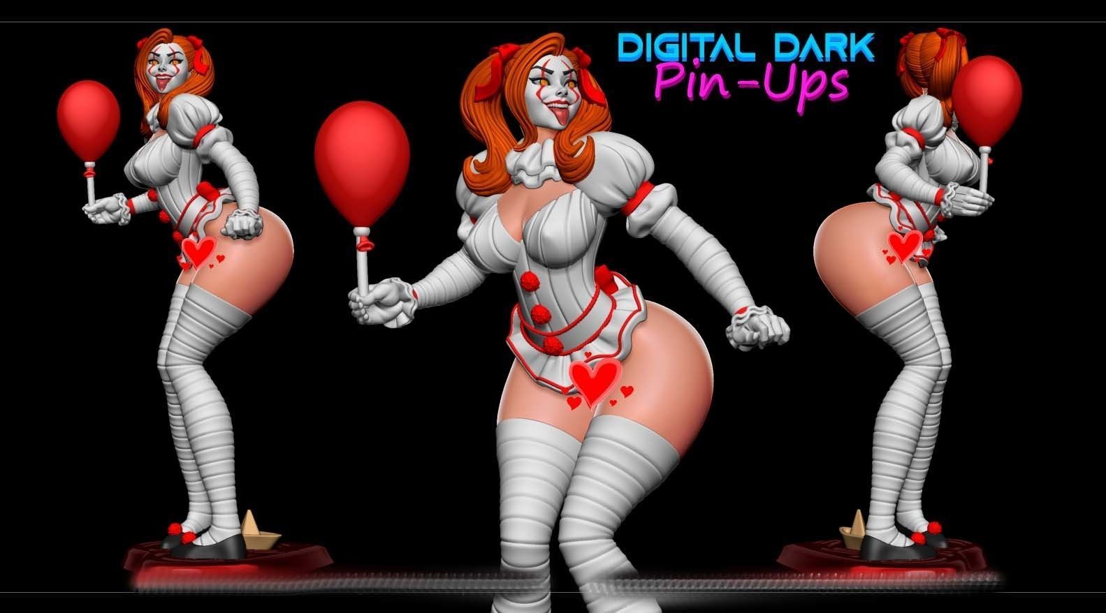 IT-Girl Pennywise with NSFW version 3D print model_2