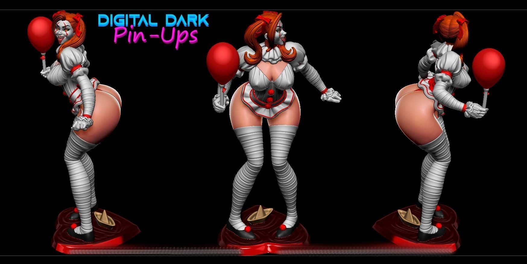 IT-Girl Pennywise with NSFW version 3D print model_3
